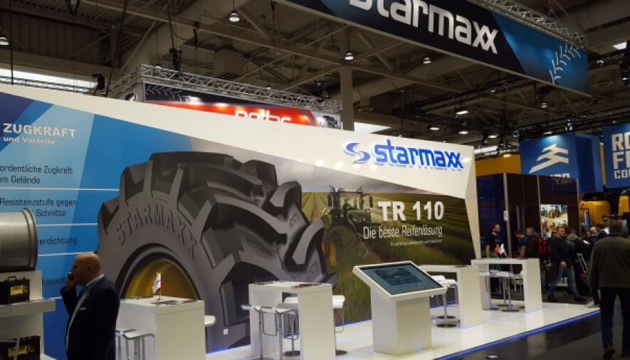 Фото шины Стармакс (Starmaxx) на выставке